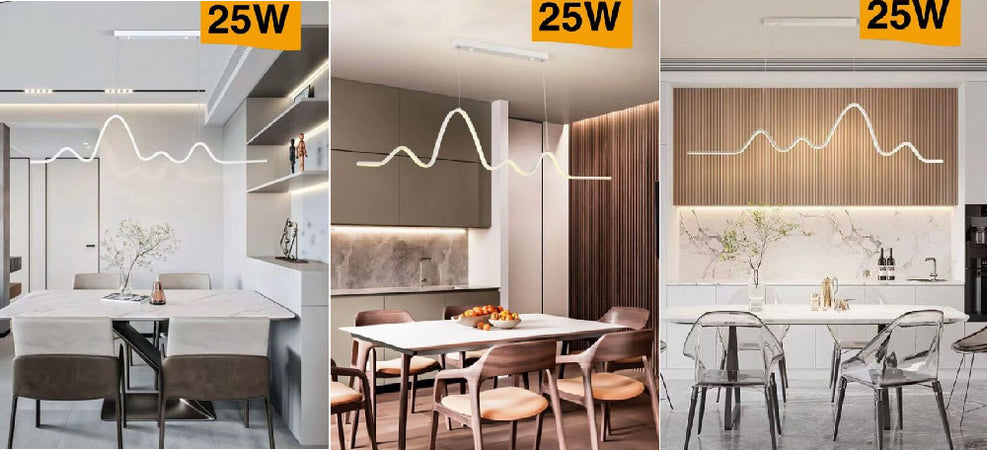 Lampadario Sospensione Led Moderno Onda Sfalsata 25w Luce 6500k 3000k 4000k B73b Casa, arredamento e bricolage > Illuminazione da interno > Lampadari Trade Shop italia - Napoli, Commerciovirtuoso.it