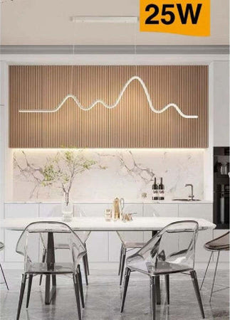 Lampadario Sospensione Led Moderno Onda Sfalsata 25w Luce 6500k 3000k 4000k B73b Illuminazione/Illuminazione per interni/Lampadari lampade a sospensione e plafoniere/Lampadari Trade Shop italia - Napoli, Commerciovirtuoso.it