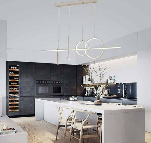 Lampadario Sospeso Con Anelli Punto Luce Cilindri Luce 6500k 4000k 3000k Lp-42b Illuminazione/Illuminazione per interni/Lampadari lampade a sospensione e plafoniere/Lampadari Trade Shop italia - Napoli, Commerciovirtuoso.it