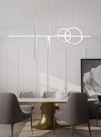 Lampadario Sospeso Con Anelli Punto Luce Cilindri Luce 6500k 4000k 3000k Lp-42b Illuminazione/Illuminazione per interni/Lampadari lampade a sospensione e plafoniere/Lampadari Trade Shop italia - Napoli, Commerciovirtuoso.it