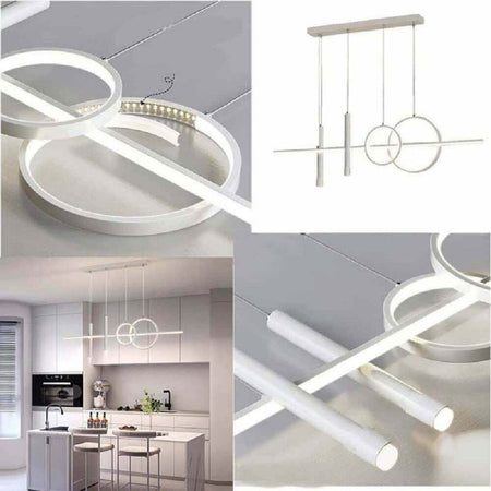 Lampadario Sospeso Con Anelli Punto Luce Cilindri Luce 6500k 4000k 3000k Lp-42b Illuminazione/Illuminazione per interni/Lampadari lampade a sospensione e plafoniere/Lampadari Trade Shop italia - Napoli, Commerciovirtuoso.it