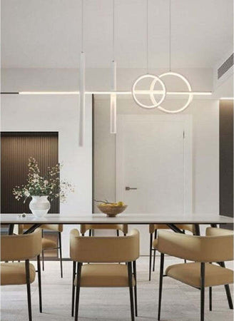 Lampadario Sospeso Con Anelli Punto Luce Cilindri Luce 6500k 4000k 3000k Lp-42b Illuminazione/Illuminazione per interni/Lampadari lampade a sospensione e plafoniere/Lampadari Trade Shop italia - Napoli, Commerciovirtuoso.it