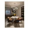 Lampadario Sospeso Led 72w 3 Cerchi Pendente Rotondo Anelli Bianco Luce 4000k 50255