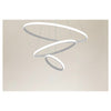 Lampadario Sospeso Led 72w 3 Cerchi Pendente Rotondo Anelli Bianco Luce 4000k 50255