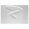 Lampadario Sospeso Led 72w 3 Cerchi Pendente Rotondo Anelli Bianco Luce 6500k 50293