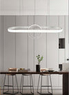 Lampadario Sospeso Led Design Cerchio Ovale Bianco Moderno Pendente 54w Lp-30b Casa, arredamento e bricolage > Illuminazione da interno > Lampadari Trade Shop italia - Napoli, Commerciovirtuoso.it