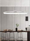 Lampadario-Sospeso-Led-Design-Cerchio-Ovale-Bianco-Moderno-Pendente-54w-Lp-30b