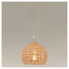 Lampadario Sospeso Tondo Cupola Lampada Mezza Sfera Cristalli Luce E27 Oro 32354