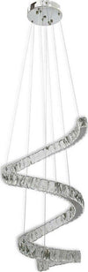 Lampadario Spirale Sospensione Regolabile Cristalli Base Specchio 32w 6500k B15 Casa, arredamento e bricolage > Illuminazione da interno > Lampadari Trade Shop italia - Napoli, Commerciovirtuoso.it