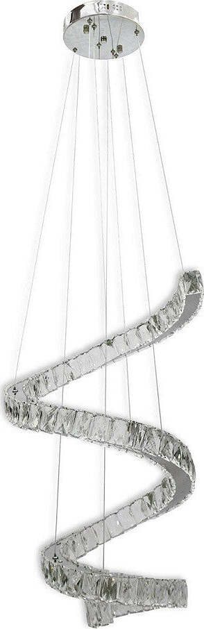 Lampadario Spirale Sospensione Regolabile Cristalli Base Specchio 32w 6500k B15 Casa, arredamento e bricolage > Illuminazione da interno > Lampadari Trade Shop italia - Napoli, Commerciovirtuoso.it