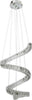 Lampadario Spirale Sospensione Regolabile Cristalli Base Specchio 32w 6500k B15 Casa, arredamento e bricolage > Illuminazione da interno > Lampadari Trade Shop italia - Napoli, Commerciovirtuoso.it