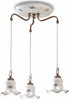 Lampadario-Tondo-Classico-Chieti-Metallo-E-Ceramica-Nero-Sfumato-Rame-3-Luci-E14