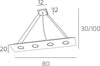 Lampadario-Top-Light-PATH-1141-S4-R+3-Gx53-LED-vetro-biemissione-sospensione-moderna