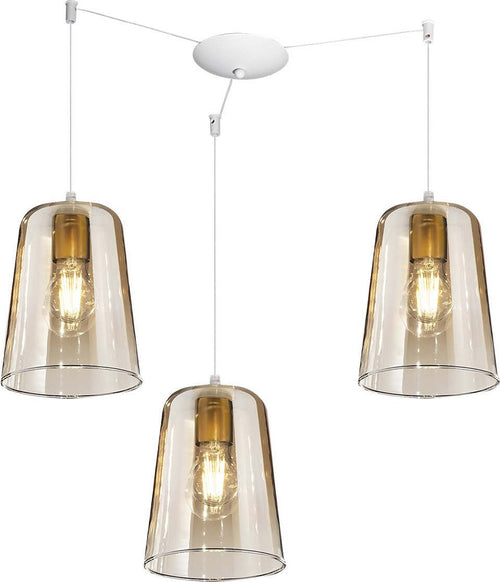 Lampadario-Top-Light-SHADED-1164BI-S3-S-AM-E27-LED-vetro-ambra-lampada-soffitto-moderna