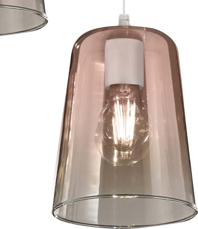 Lampadario-Top-Light-SHADED-1164BI-S3-S-RA-E27-LED-vetro-rame-lampada-soffitto-moderna