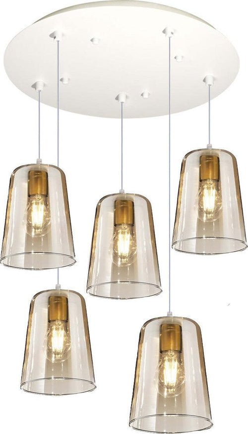Lampadario-Top-Light-SHADED-1164BI-S5-T-AM-E27-LED-vetro-colorato-lampada-soffitto-moderna
