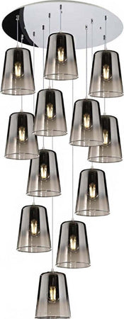 Lampadario-Top-Light-SHADED-1164CR-S12-T-E27-LED-vetro-colorato-lampada-soffitto-moderna