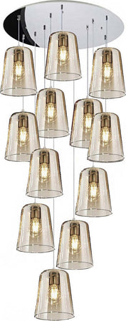 Lampadario-Top-Light-SHADED-1164CR-S12-T-E27-LED-vetro-colorato-lampada-soffitto-moderna