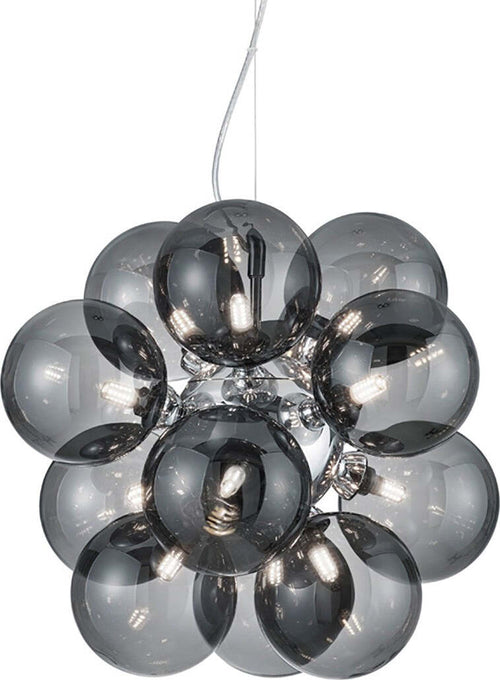 Lampadario-Trio-Lighting-ALICIA-G9-LED-45CM-vetro-fumè-sospensione-moderna-multiluce-sfere-interno