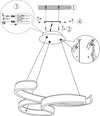 Lampadario-Trio-Lighting-FRANCIS-52W-LED-6500LM-3000°K-dimmerabile-metallo-sospensione-ultramoderma-interno