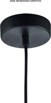 Lampadario-Trio-Lighting-ROMINO-II-E27-LED-50CM-metallo-nero-oro-sospensione-cupola-moderna-classica-interno