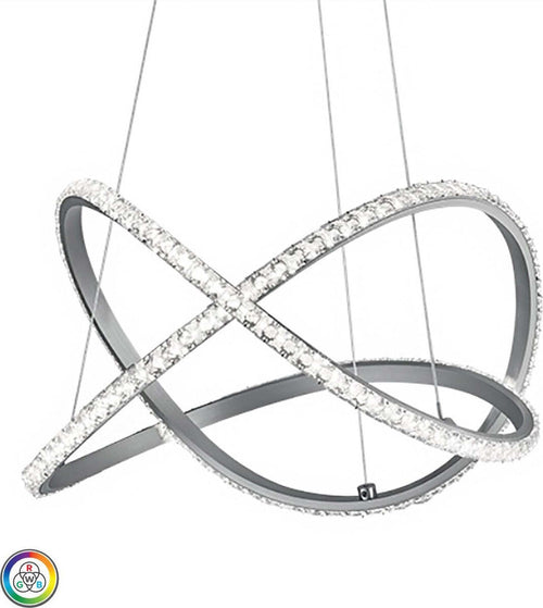 Lampadario-Trio-Lighting-RUBIN-30W-LED-2350Lm-3000°K-RGB-dimmerabile-sospensione-luce-notturna-ultramoderna-interno