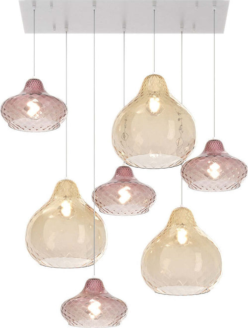 Lampadario-vetro-colorato-Top-Light-DRESS-1191-BI-S7-RMIX-E27-LED-lampada-soffitto-moderna
