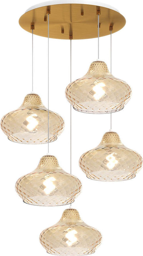 Lampadario-vetro-colorato-Top-Light-DRESS-1191-OS-S5-TP-AMBRA-E27-LED-lampada-soffitto-moderna-classica