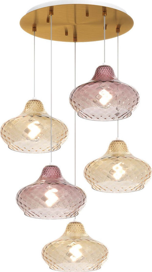 Lampadario-vetro-colorato-Top-Light-DRESS-1191-OS-S5-TP-AMBRA-RUBINO-E27-LED-lampada-soffitto-moderna-classica