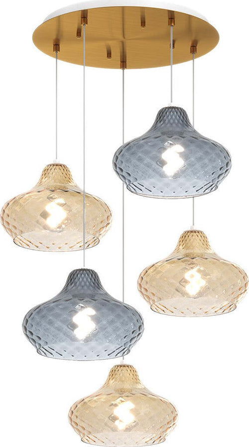 Lampadario-vetro-colorato-Top-Light-DRESS-1191-OS-S5-TP-AMBRA-ZAFFIRO-E27-LED-lampada-soffitto-moderna-classica