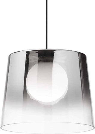 Lampadario-vetro-cromo-Ideal-Lux-FADE-271293-G9-LED-lampada-soffitto-moderna