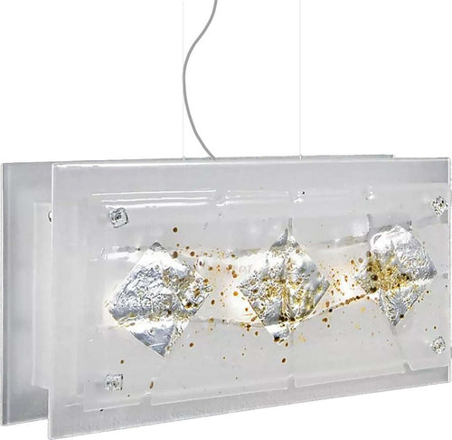 Lampadario-vetro-foglia-argento-ambra-Familamp-MIAMI-309-SP-E27-LED-lampada-soffitto-moderna-artigianale