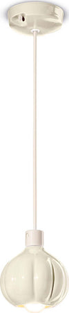 Lampadario-Vintage-Decò-Afoxe'-Alluminio-Ceramica-Crema-1-Luce-E14