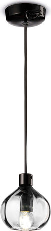 Lampadario-Vintage-Decò-Afoxe'-Alluminio-Ceramica-Cristallo-1-Luce-E14