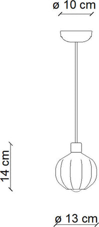 Lampadario-Vintage-Decò-Afoxe'-Alluminio-Ceramica-Verde-Salvia-1-Luce-E14