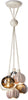 Lampadario-Vintage-Decò-Afoxe'-Alluminio-Ceramica-Vetro-Mix-6-Luci-E14