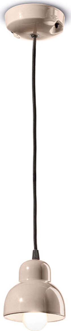 Lampadario-Vintage-Decò-Berimbau-Ceramica-Grigio-Sabbia-1-Luce-E14