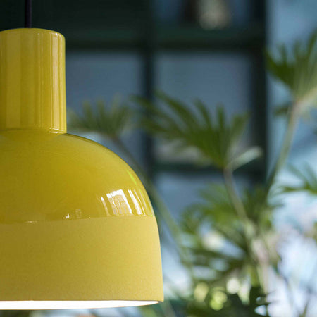 Lampadario-Vintage-Decò-Caxixi-Ceramica-Giallo-Limone-1-Luce-E27