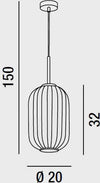 Lampadario-Vintage-Plisse'-Oro-1-Luce-E27