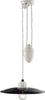 Lampadario-Vintage-Saliscendi-B&W-Metallo-Smaltato-Nero-E-Bianco-1-Luce-E27-30Cm