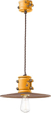 Lampadario-Vintage-Urban-Ferro-E-Ceramica-Giallo-1-Luce-E27-40Cm