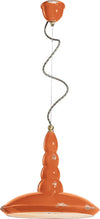 Lampadario-Vintage-Vague-Vintage-Ferro-E-Ceramica-Arancio-1-Luce-E27-40Cm