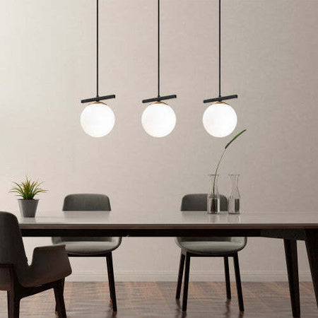 LAMPADARIO ÜZÜM BIANCO E NERO 81X15 CM Illuminazione/Illuminazione per interni/Lampadari lampade a sospensione e plafoniere/Lampadari Scontolo.net - Potenza, Commerciovirtuoso.it