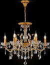 Lampadaro-Contemporaneo-Sevilla-Metallo-Oro-6-Luci