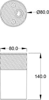 Lampade-A-Soffitto-Moderno-Da-Esterno-Alluminio-Grafite-1-Lucee27-60W-Ip54