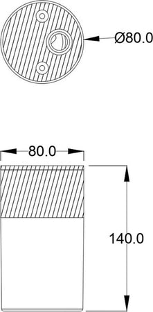 Lampade-A-Soffitto-Moderno-Da-Esterno-Alluminio-Nero-1-Luce-E27-60W-Ip54