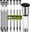 Lampade-Da-Giardino-Con-Ricarica-Pannello-Solare-A-Led-Picchetto-Da-20cm-Acciaio