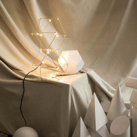 Lampade-Da-Scrivania---Ufficio-Moderno-Lucciola-Metallo-Oro-Led-Integrato-9,6W