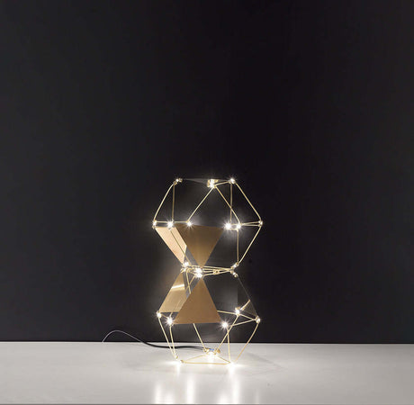 Lampade-Da-Scrivania---Ufficio-Moderno-Lucciola-Pro-Metallo-Oro-Led-9,6W
