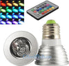 Lampadina-1-Led-Rgb-E27-Faretto-3w-Luce-Multicolori-Effetti-Strobo-Telecomando-Each
